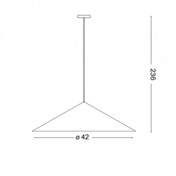 Lampă suspendată CHILI Ø  42 cm