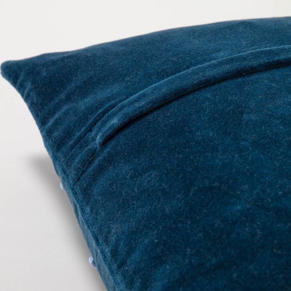 Husă de pernă CORDY BLUE 45 x 45 cm 