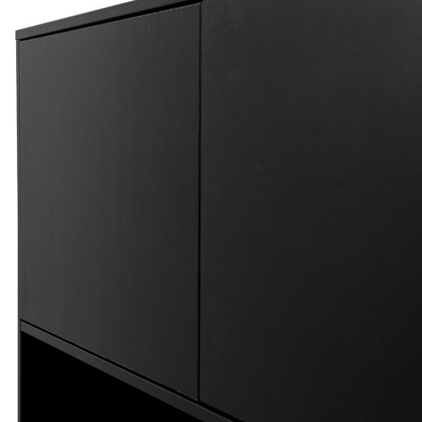 Cabinet FINTA BLACK 110X40X170CM