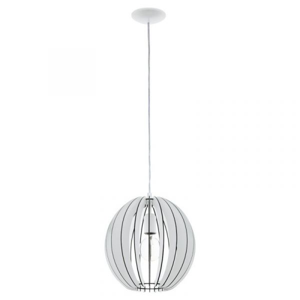 Lampă suspendată COSSANO ROUND WHITE 30/50 cm