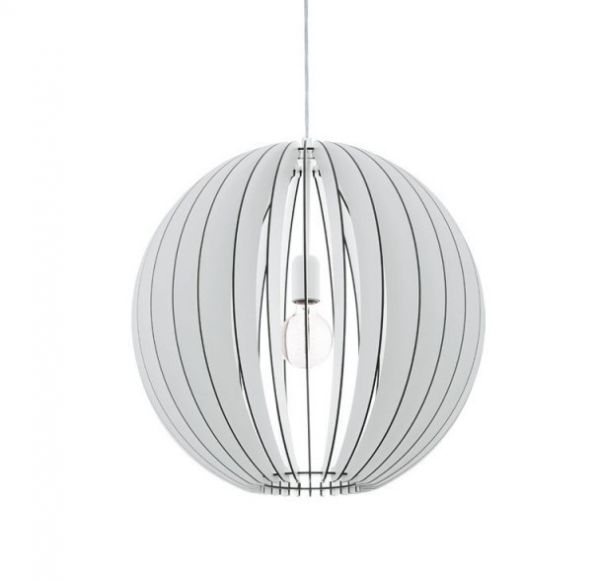 Lampă suspendată COSSANO ROUND WHITE 30/50 cm