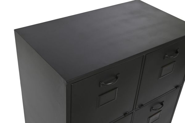 Cabinet RIMSKI BLACK 75 x 45 x 80 CM
