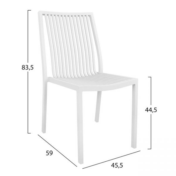 Set masa si scaune VIVIEN 80x80x73 cm