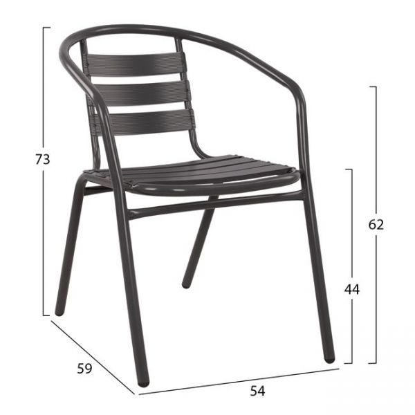 Set masa si scaune GOREN 70x70x72 cm