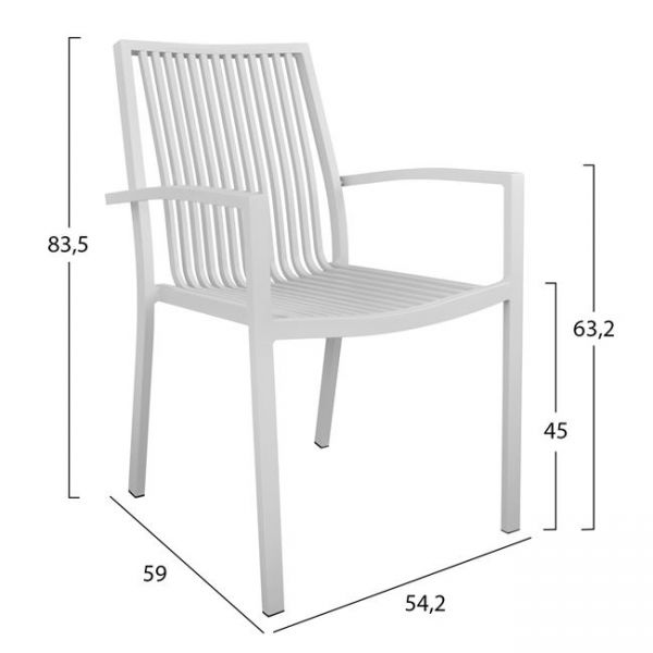 Set masa si scaune SALONE 120x80x75.5cm