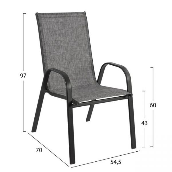 Set masa si scaune JULIETT 120x80x75.5 cm
