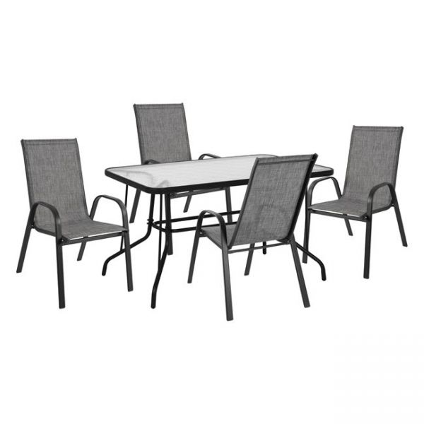 Set masa si scaune HOLMO 120x70 cm
