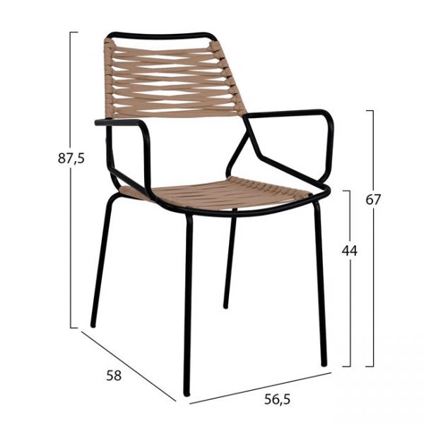 Set masa si scaune DORA 160x90x78 cm