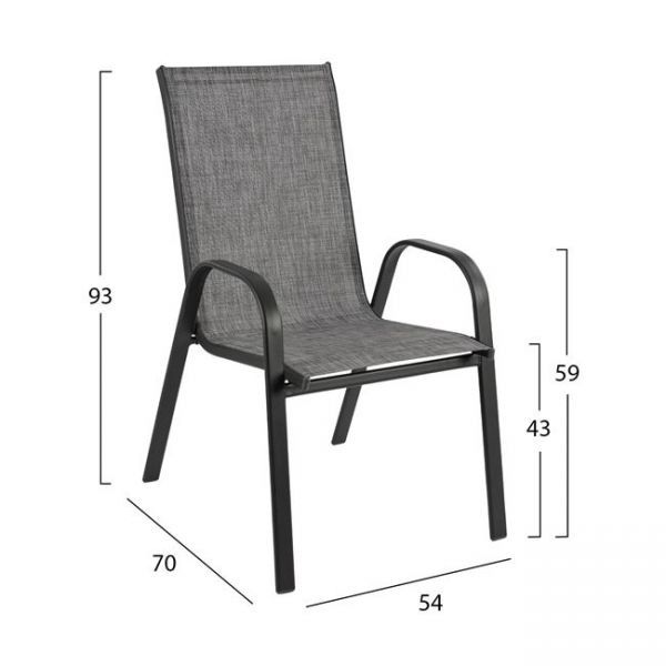 Set masa si scaune OSRIA 120x70x72 cm