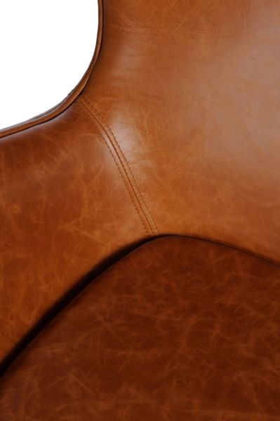 Fotoliu OVO LIGHT BROWN Natural leather